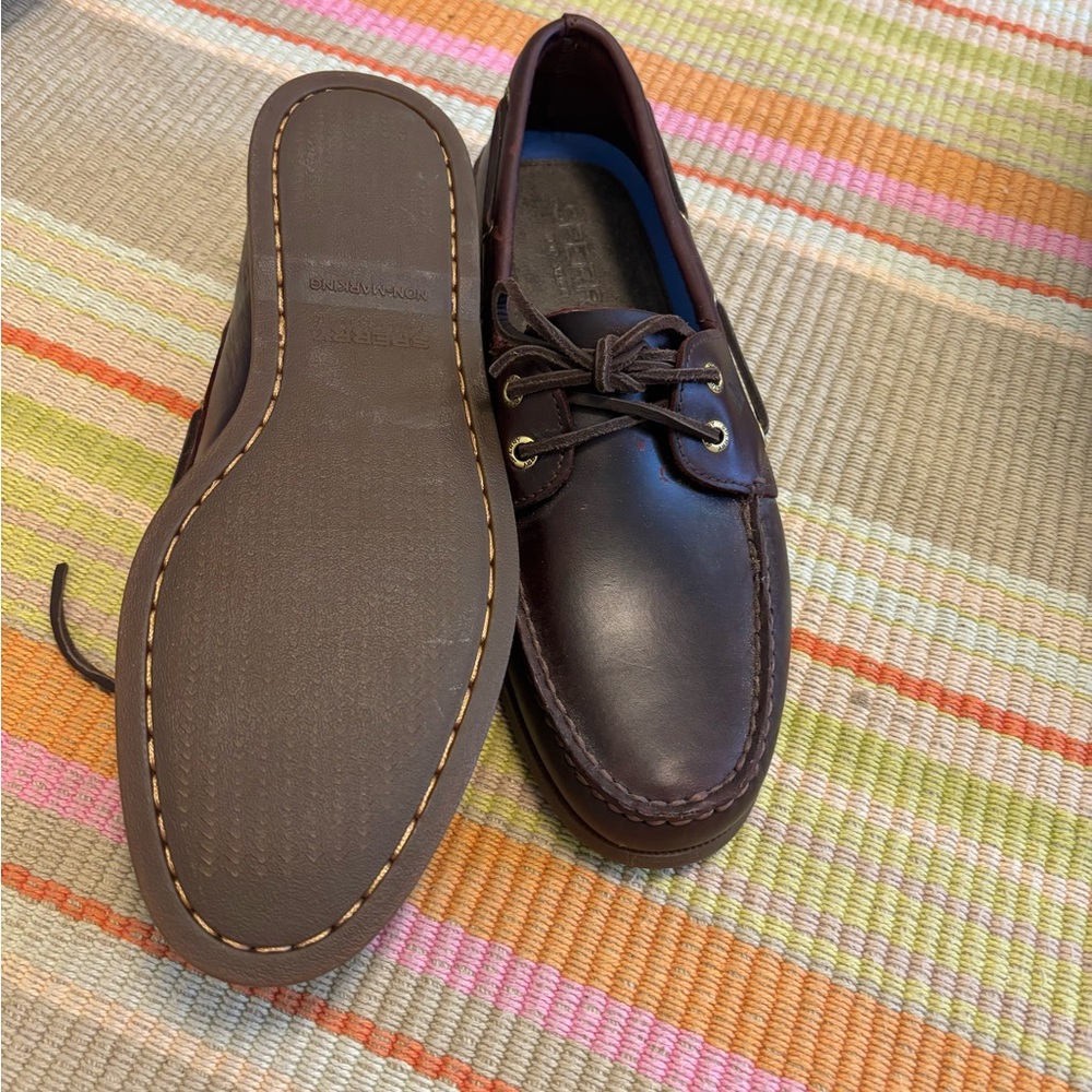 Sperry Dark Brown Topsidet Slip-Ons - Picture 3 of 5